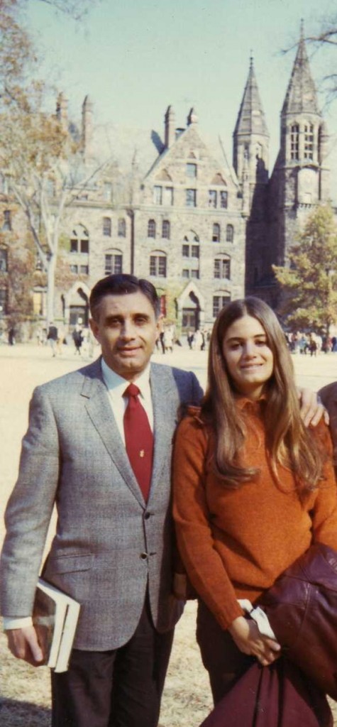 dad and me at Yale